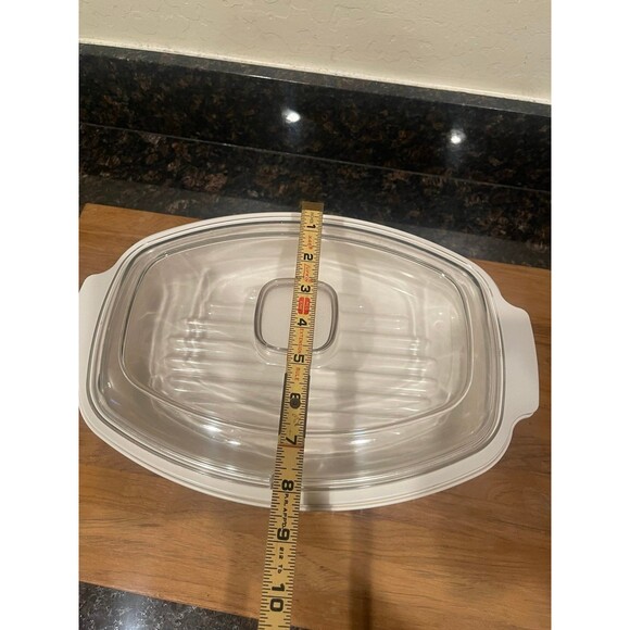 RARE Rubbermaid 4 Qt Oval Roaster Microwave Cookware - Picture 8 of 9